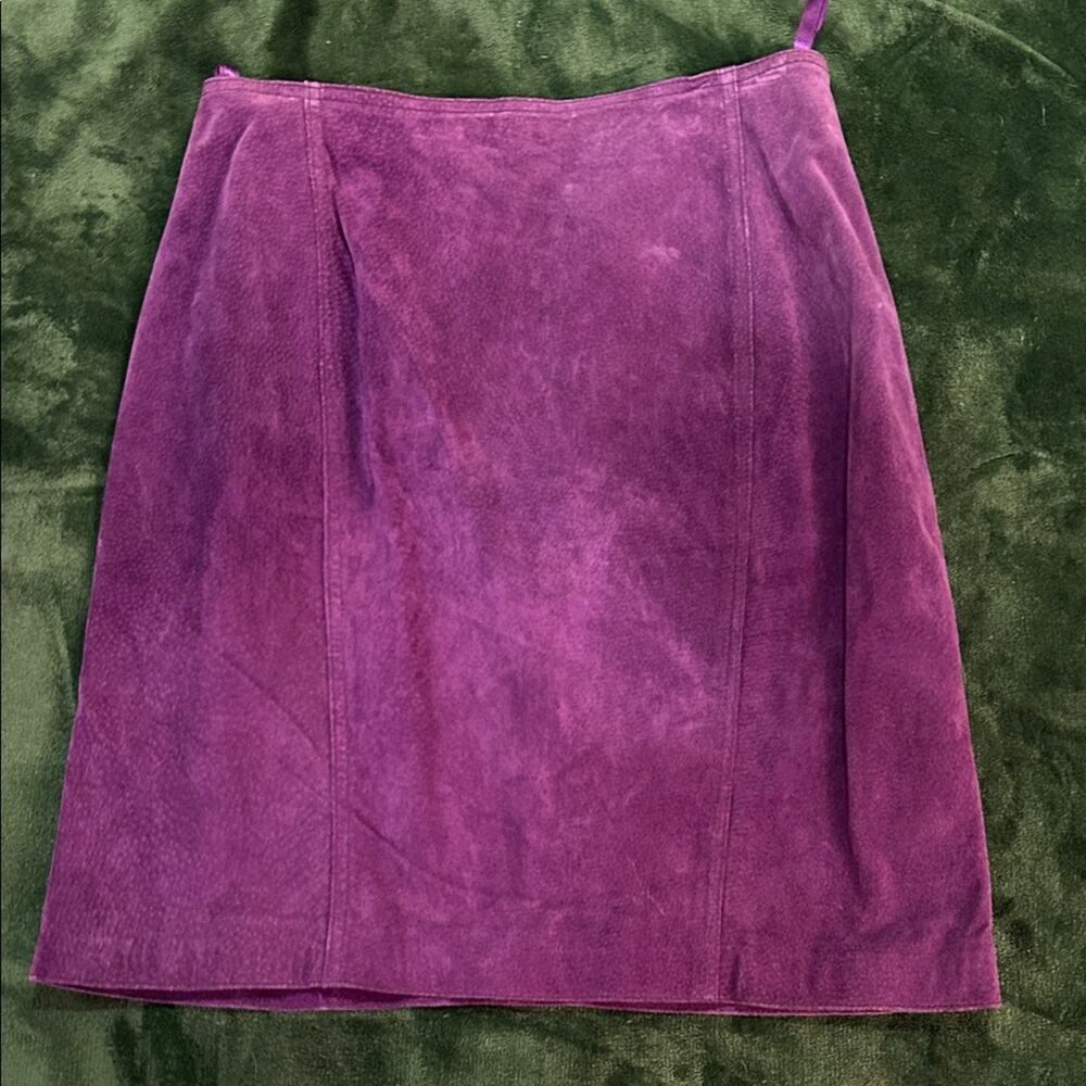 VTG Brandon Thomas Rich Purple Pencil Skirt